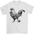 Rooster Camera Photography Photographer Mens T-Shirt Cotton Gildan White