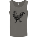 Rooster Camera Photography Photographer Mens Vest Tank Top Charcoal