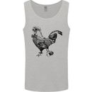 Rooster Camera Photography Photographer Mens Vest Tank Top Sports Grey