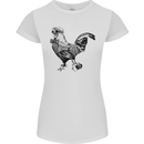 Rooster Camera Photography Photographer Womens Petite Cut T-Shirt White