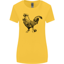 Rooster Camera Photography Photographer Womens Wider Cut T-Shirt Yellow