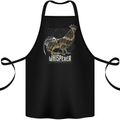Rooster Whisperer Farmer Farming Chicken Cotton Apron 100% Organic Black