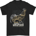 Rooster Whisperer Farmer Farming Chicken Mens T-Shirt 100% Cotton Black
