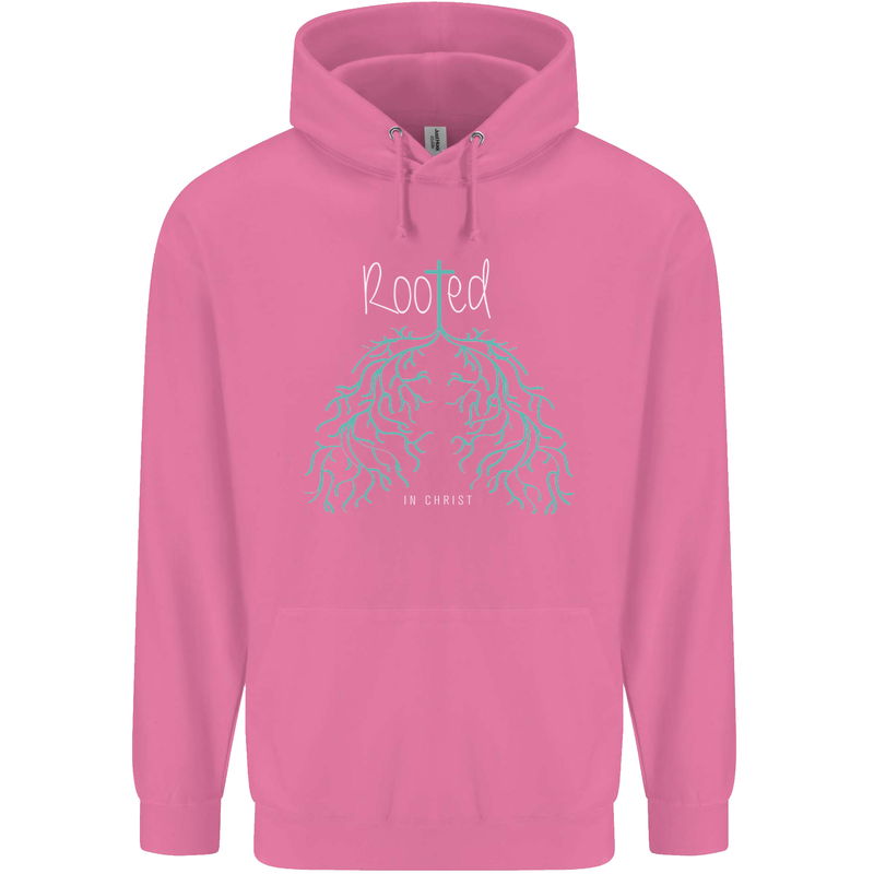 Rooted Christ Christian Catholic Religion Childrens Kids Hoodie Azalea