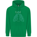 Rooted Christ Christian Catholic Religion Childrens Kids Hoodie Irish Green