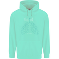Rooted Christ Christian Catholic Religion Childrens Kids Hoodie Peppermint