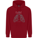 Rooted Christ Christian Catholic Religion Childrens Kids Hoodie Red