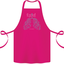 Rooted Christ Christian Catholic Religion Cotton Apron 100% Organic Pink