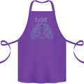 Rooted Christ Christian Catholic Religion Cotton Apron 100% Organic Purple