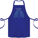 Rooted Christ Christian Catholic Religion Cotton Apron 100% Organic Royal Blue