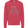 Rooted Christ Christian Catholic Religion Kids Sweatshirt Jumper Heliconia