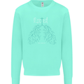 Rooted Christ Christian Catholic Religion Kids Sweatshirt Jumper Peppermint