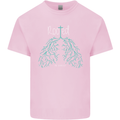 Rooted Christ Christian Catholic Religion Kids T-Shirt Childrens Light Pink