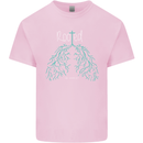 Rooted Christ Christian Catholic Religion Kids T-Shirt Childrens Light Pink