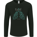 Rooted Christ Christian Catholic Religion Mens Long Sleeve T-Shirt Black