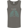 Rooted Christ Christian Catholic Religion Mens Vest Tank Top Charcoal