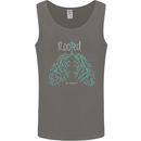 Rooted Christ Christian Catholic Religion Mens Vest Tank Top Charcoal