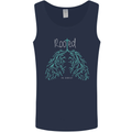 Rooted Christ Christian Catholic Religion Mens Vest Tank Top Navy Blue