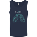 Rooted Christ Christian Catholic Religion Mens Vest Tank Top Navy Blue