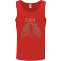 Rooted Christ Christian Catholic Religion Mens Vest Tank Top Red