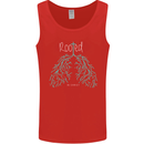 Rooted Christ Christian Catholic Religion Mens Vest Tank Top Red