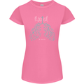 Rooted Christ Christian Catholic Religion Womens Petite Cut T-Shirt Azalea