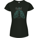 Rooted Christ Christian Catholic Religion Womens Petite Cut T-Shirt Black