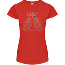 Rooted Christ Christian Catholic Religion Womens Petite Cut T-Shirt Red