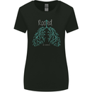 Rooted Christ Christian Catholic Religion Womens Wider Cut T-Shirt Black