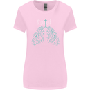 Rooted Christ Christian Catholic Religion Womens Wider Cut T-Shirt Light Pink