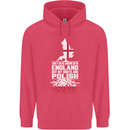 Roots In Poland Polish Polska Flag Orzel Childrens Kids Hoodie Heliconia