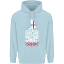 Roots In Poland Polish Polska Flag Orzel Childrens Kids Hoodie Light Blue