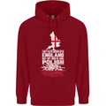 Roots In Poland Polish Polska Flag Orzel Childrens Kids Hoodie Red
