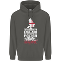 Roots In Poland Polish Polska Flag Orzel Childrens Kids Hoodie Storm Grey
