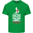Roots In Poland Polish Polska Flag Orzel Kids T-Shirt Childrens Irish Green