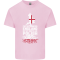 Roots In Poland Polish Polska Flag Orzel Kids T-Shirt Childrens Light Pink