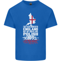 Roots In Poland Polish Polska Flag Orzel Kids T-Shirt Childrens Royal Blue