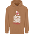 Roots In Poland Polish Polska Flag Orzel Mens 80% Cotton Hoodie Caramel Latte