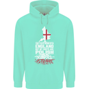 Roots In Poland Polish Polska Flag Orzel Mens 80% Cotton Hoodie Peppermint