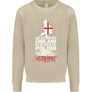 Roots In Poland Polish Polska Flag Orzel Mens Sweatshirt Jumper Sand