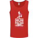 Roots In Poland Polish Polska Flag Orzel Mens Vest Tank Top Red