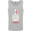Roots In Poland Polish Polska Flag Orzel Mens Vest Tank Top Sports Grey