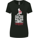 Roots In Poland Polish Polska Flag Orzel Womens Wider Cut T-Shirt Black
