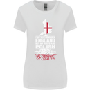 Roots In Poland Polish Polska Flag Orzel Womens Wider Cut T-Shirt White