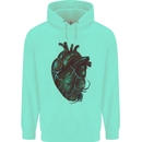Rotten Heart Gothic Demon Satan Skull Evil Childrens Kids Hoodie Peppermint