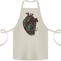 Rotten Heart Gothic Demon Satan Skull Evil Cotton Apron 100% Organic Natural