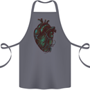 Rotten Heart Gothic Demon Satan Skull Evil Cotton Apron 100% Organic Steel