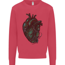 Rotten Heart Gothic Demon Satan Skull Evil Kids Sweatshirt Jumper Heliconia