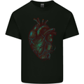 Rotten Heart Gothic Demon Satan Skull Evil Kids T-Shirt Childrens Black
