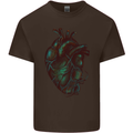 Rotten Heart Gothic Demon Satan Skull Evil Kids T-Shirt Childrens Chocolate